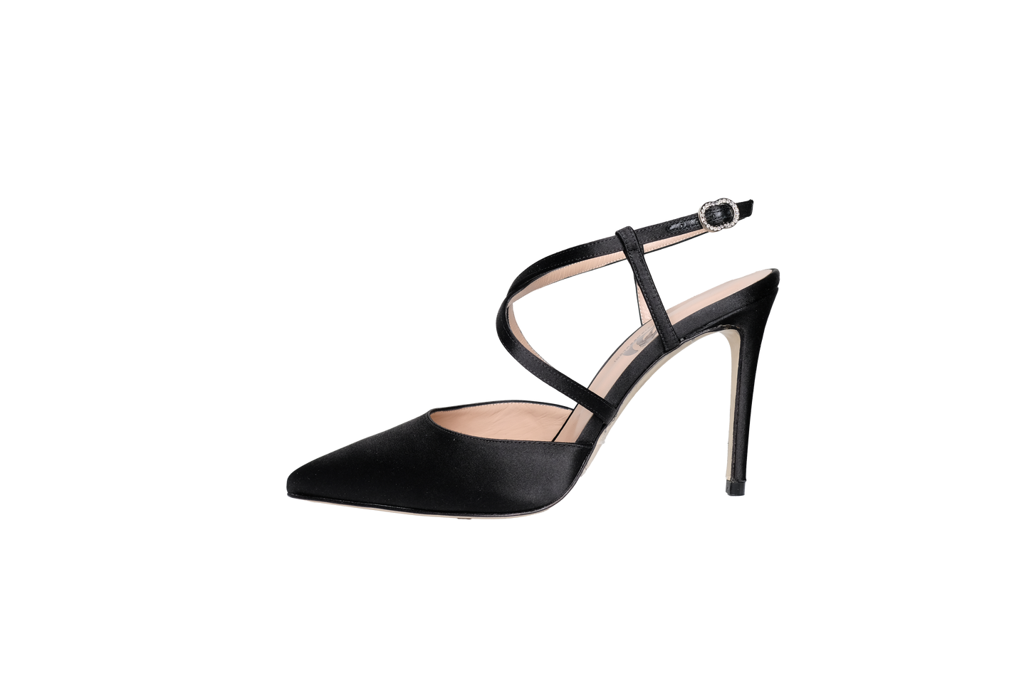 Celine tacco 90 con fibbia strass
