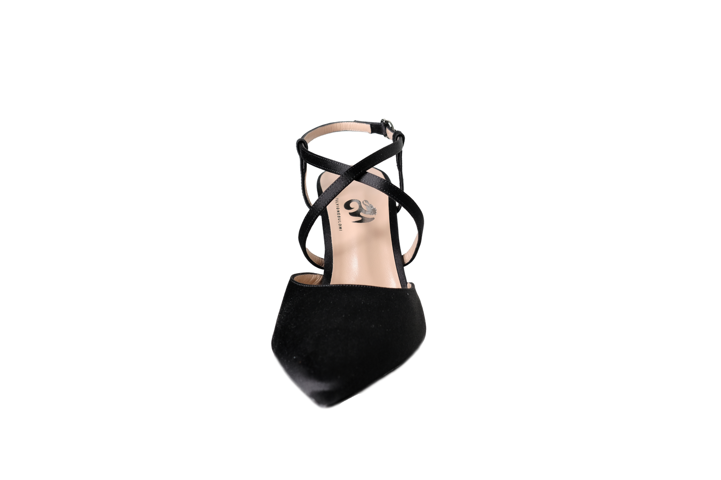 Celine tacco 90 con fibbia strass