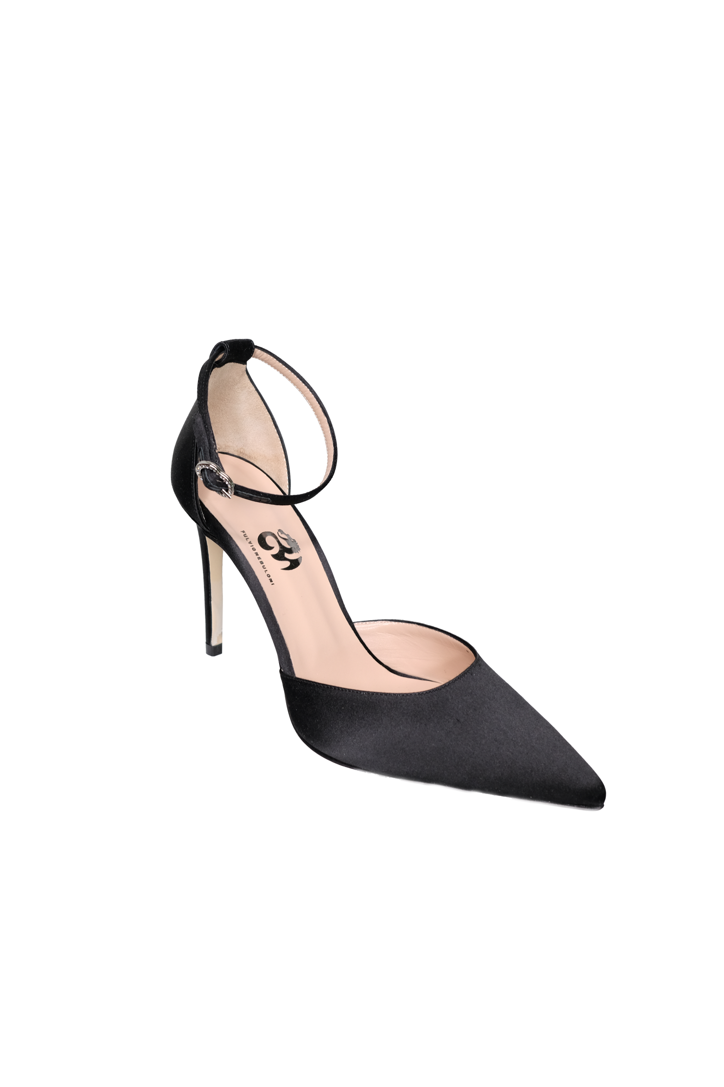 Jolie tacco 90 con fibbia strass