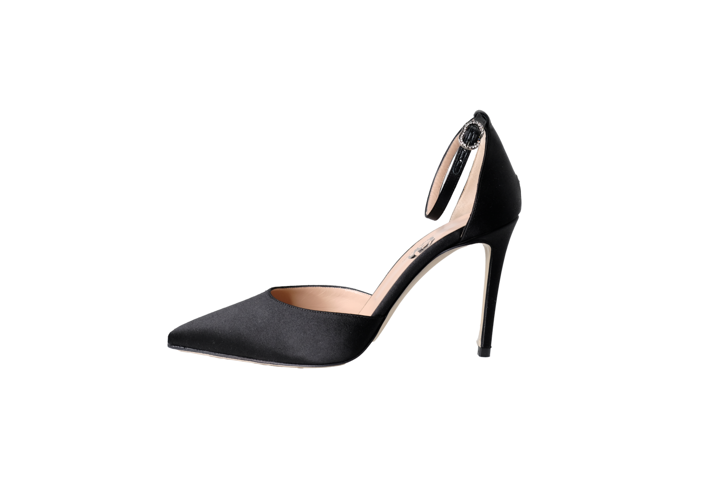 Jolie tacco 90 con fibbia strass